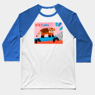 R is for Red Panda Baseball T-Shirt